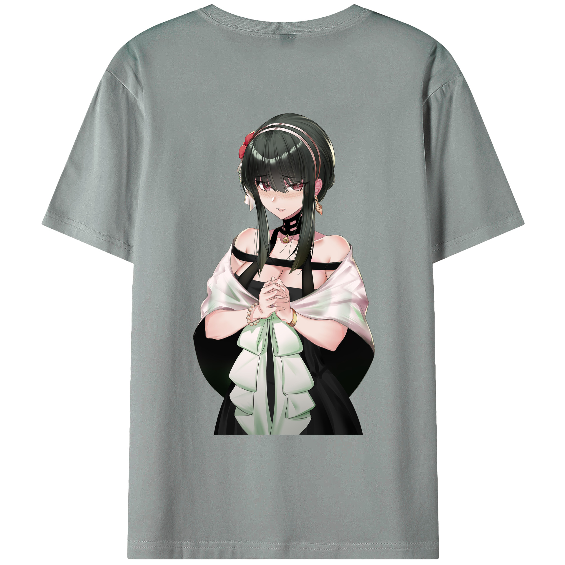 （画像用） SPY×FAMILY间谍家家酒 綿100％ メンズ半袖Tシャツ（バックプリント） 通気性